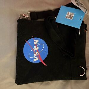NASA black/ moon Crossbody Bag